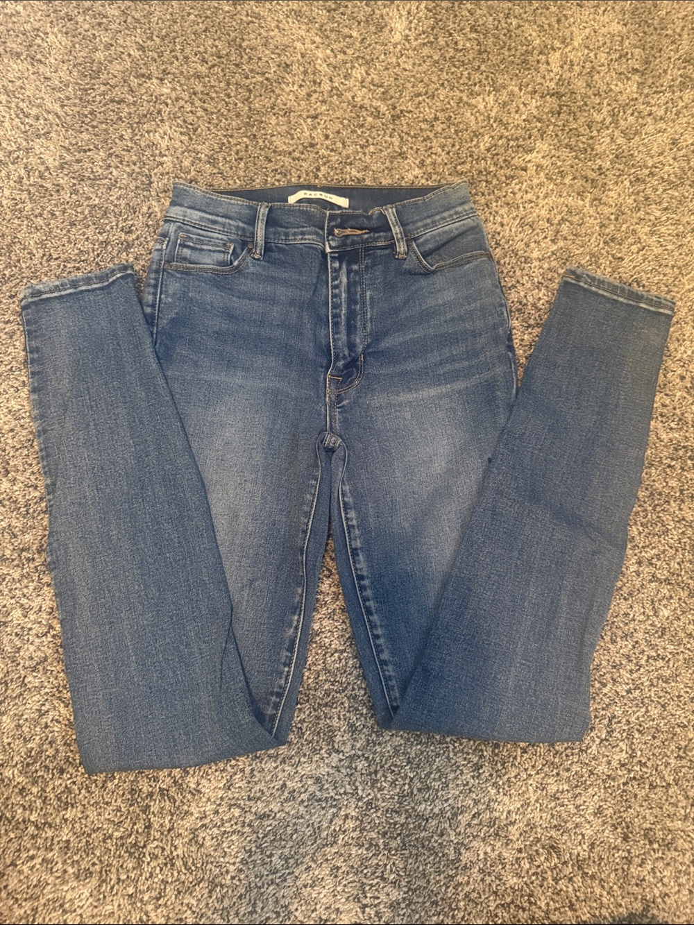 PacSun Women's Skinny Jeans in Blue Wash